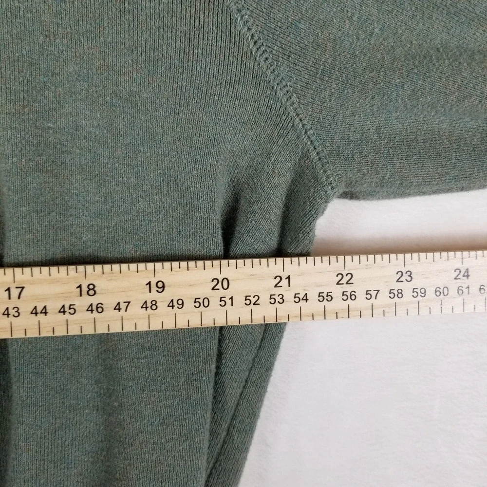 Polo Ralph Lauren Mens Large Sage Green 100% Cotton Crewneck Sweater Pony Logo